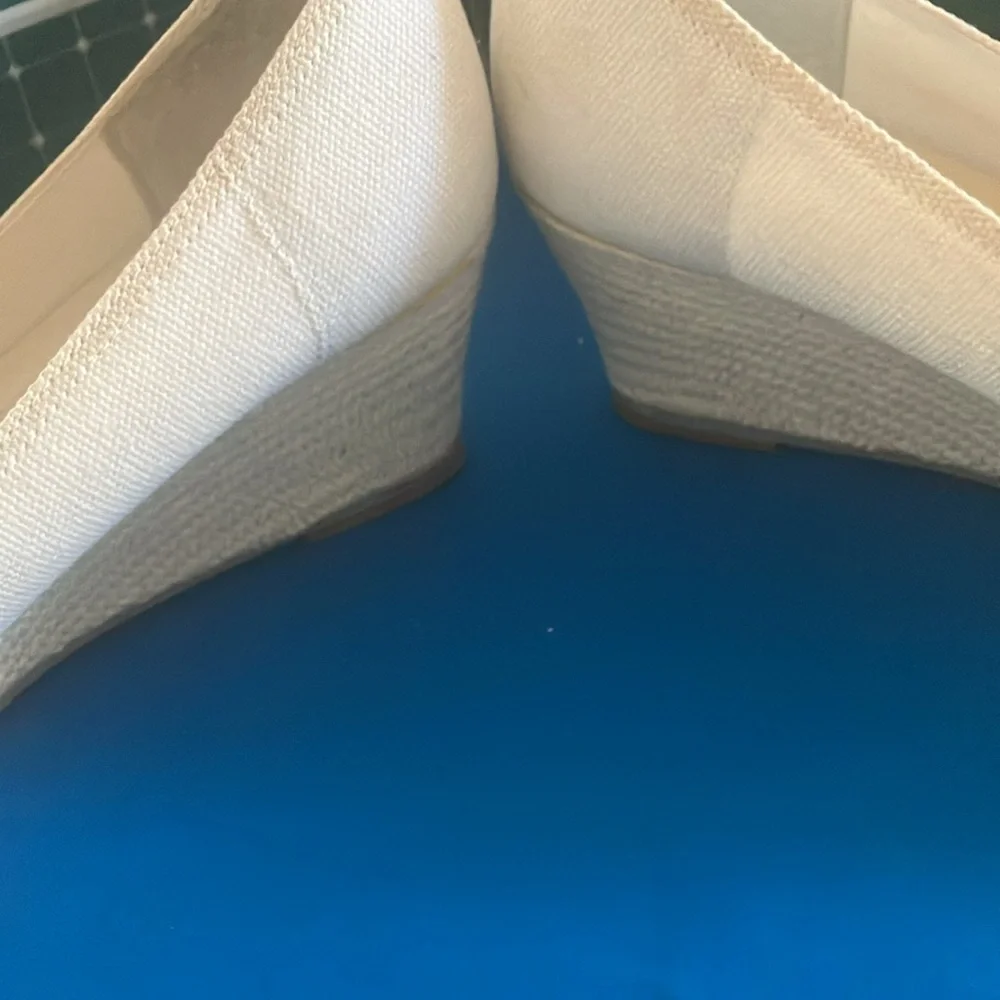 Women's Embroidered Cobbie Cream Espadrilles 8m